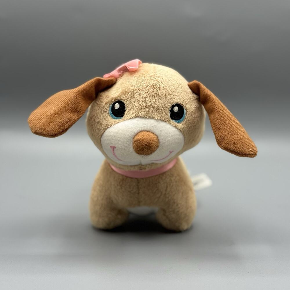 VTech Care for Me Learning Carrier Puppy Dog Replacement Plush 7" Long Tan